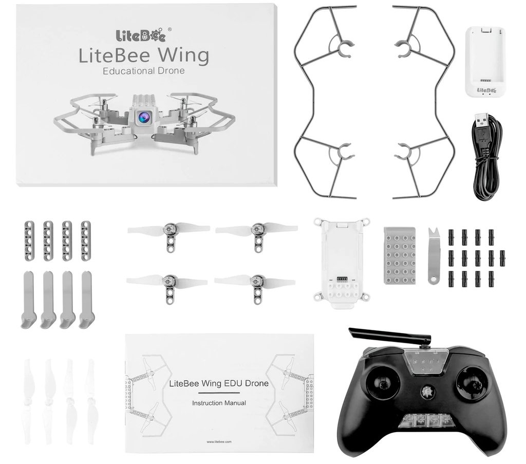 LiteBee Wing V2 Programming Drone – STEM Educational & Coding Drone - Image 2